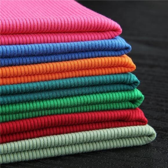 Ribbed Knit Long Sleeve Top – Slim Fitted Scoop Neck Tee - Picture 6 of 7